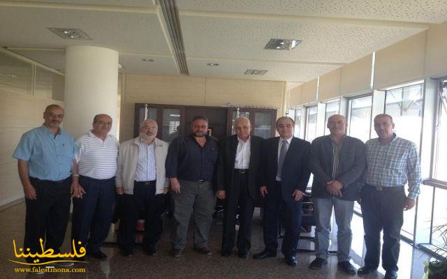 وفد من الاتحاد العام للمهندسين الفلسطينيين يزور بيت النقابة في طرابلس