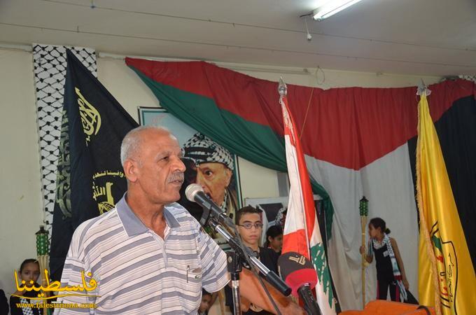 مسيرة جماهيرية حاشدة في مخيم البرج الشمالي دعما للصمود الفلسطيني