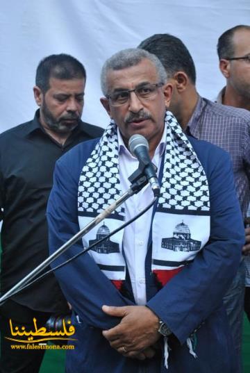"فتح" تشارك التنظيم الشعبي الناصري بوقفة تضامنية مع غزة في صيدا