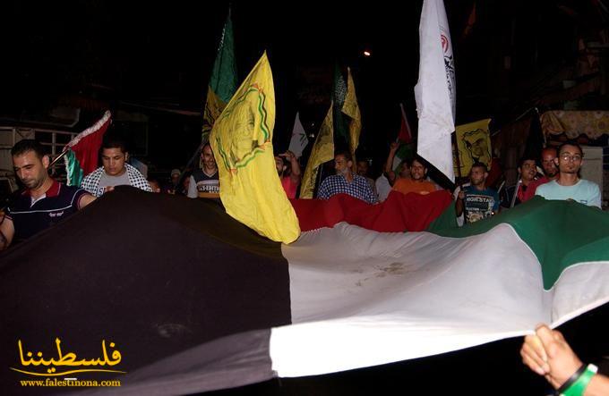 مسيرة فصائلية وشعبية في شاتيلا تضامناً مع غزة