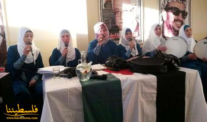 اتحاد المرأة يحيي ذكرى الشهيد ياسر عرفات في مخيم الجليل