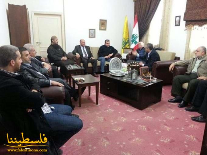 حزب الله يستقبل اللجنة الأمنية الفلسطينية العليا