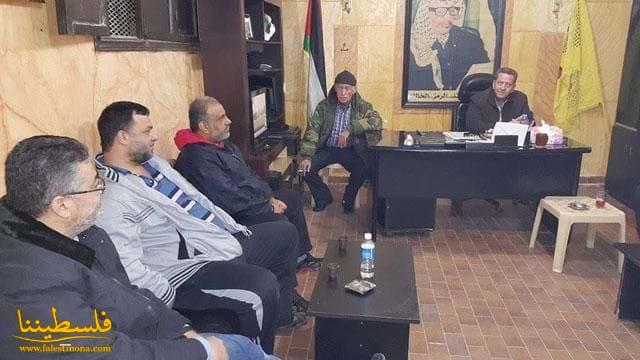 وفد من حركة حماس يزور مقر شعبة حركة "فتح" في المية ومية
