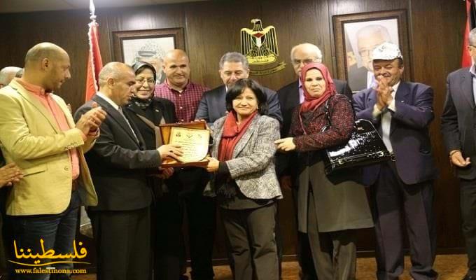 سفارة فلسطين وحركة "فتح" تكرم وفد قلقيلية