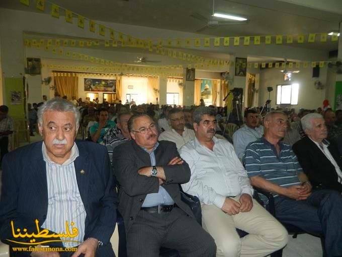 حركة فتح تحيي الذكرى ال 67 للنكبة في مخيم الرشيدية
