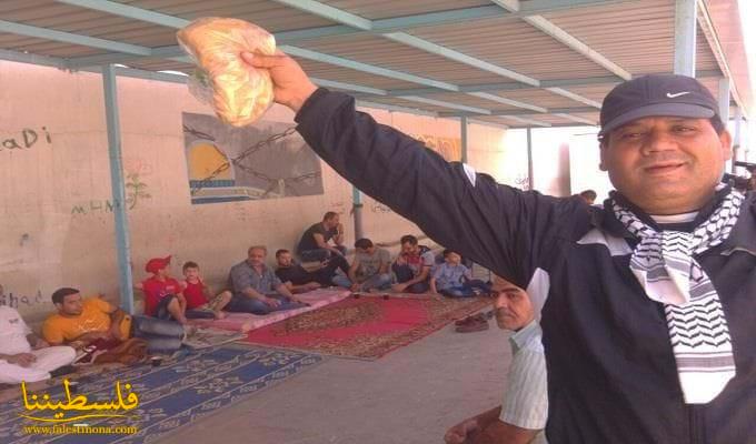 النازحون من مخيمات سوريا يقيمون اعتصام مطلبي في مخيم البداوي