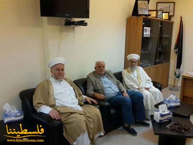 رابطة علماء فلسطين تلتقي السفير أشرف دبور وأمين سر "م.ت.ف" في لبنان فتحي أبو العردات