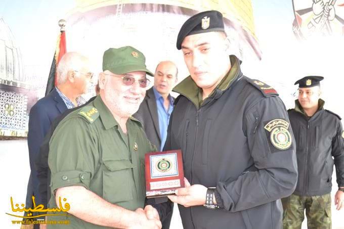 قوات الامن الوطني الفلسطيني تخرج دورة الشهيد العميد سعد صايل