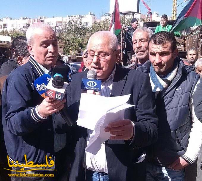 اعتصام جماهيري في نهر البارد رفضاً لسياسة الأونروا الجائرة بحق الشعب الفلسطيني