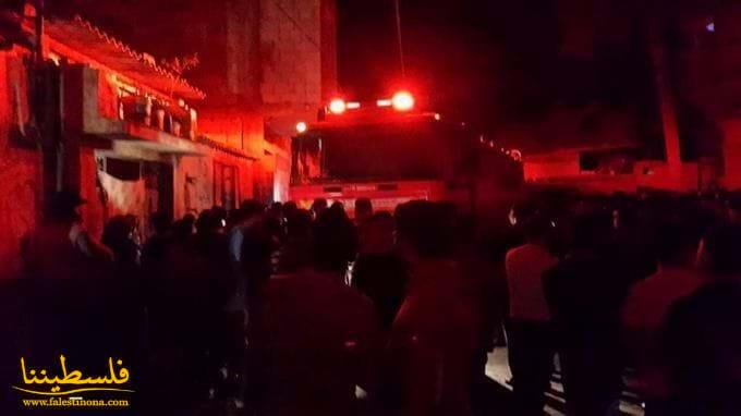 وفاة ثلاثة اطفال في حريق شب داخل منزل في مخيم الشاطئ بغزة