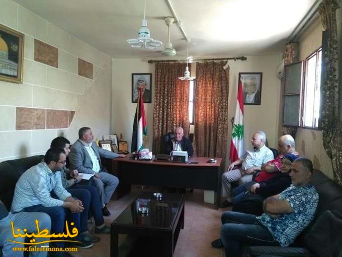 "فتح" ـ شعبة صيدا تزور مقر الأمن الوطني الفلسطيني في لبنان وتلتقي اللواء أبو عرب