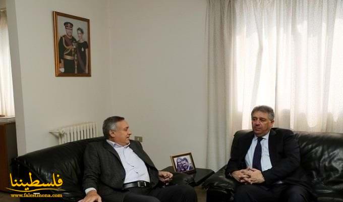 دبور يلتقي السفير الأردني في لبنان