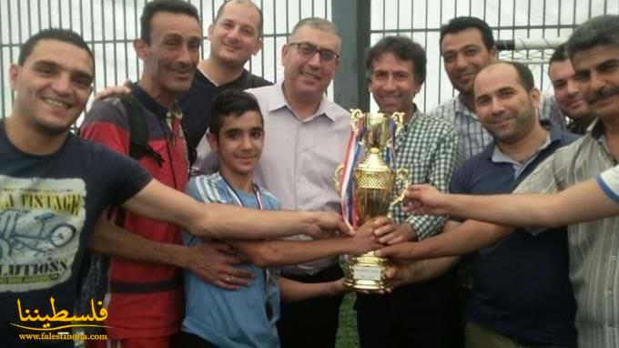 مدرسة "شهداء فلسطين" بطل بطولة مدارس الاونروا لكرة القدم في منطقة صيدا