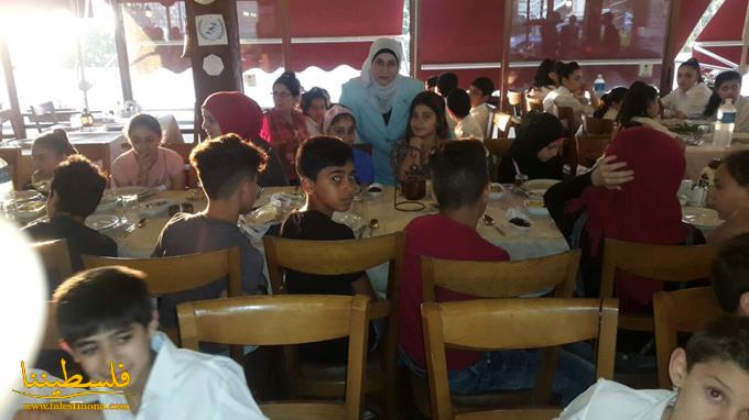 لجنة العمل الاجتماعي لحركة "فتح" تشارك في إفطار رمضاني للأطفال في بلدة عاليه