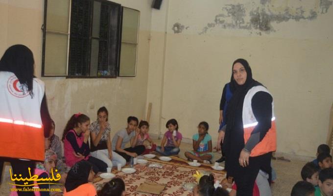 برنامج الصحة المجتمعية ينظم افطار في مخيم البرج الشمالي