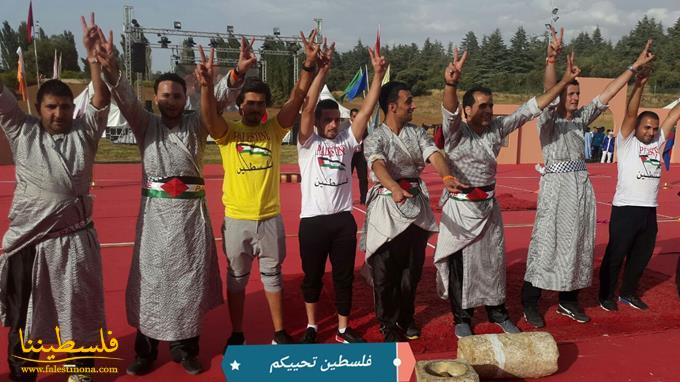 فلسطين تفوز بالمركز الأول في المهرجان العربي للألعاب والرياضات التقليدية في المغرب