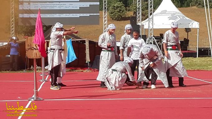 فلسطين تفوز بالمركز الأول في المهرجان العربي للألعاب والرياضات التقليدية في المغرب