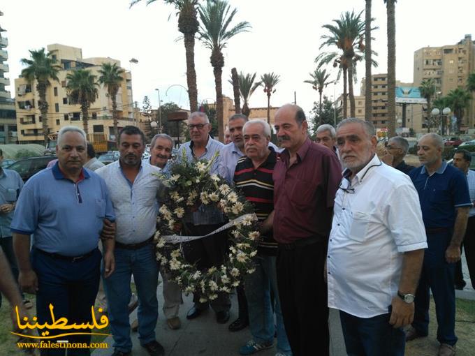"فتح" تكلِّل ضريح شهداء المقاومة اللبنانية في صيدا بالورود بمناسبة عيد الاضحى المبارك