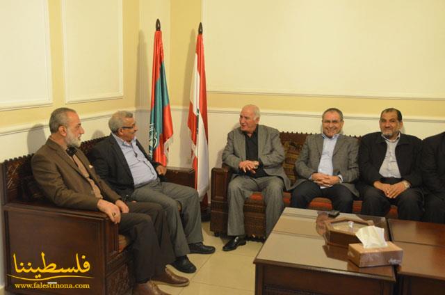 سعد يستقبل اللجنة الأمنية الفلسطينية العليا