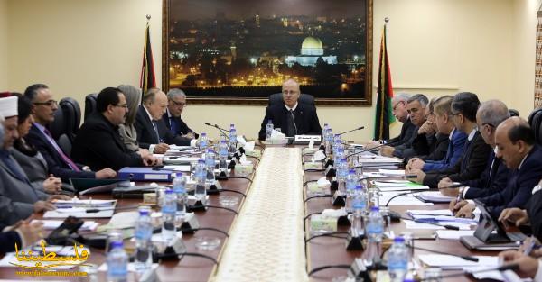 مجلس الوزراء يواصل مناقشة مشروع الموازنة العامة لدولة فلسطين ل...