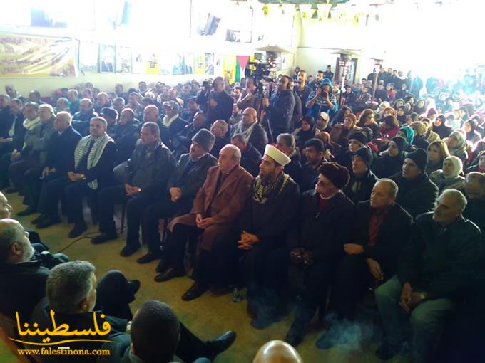 مهرجان سياسي بذكرى انطلاقة حركة "فتح" في البقاع