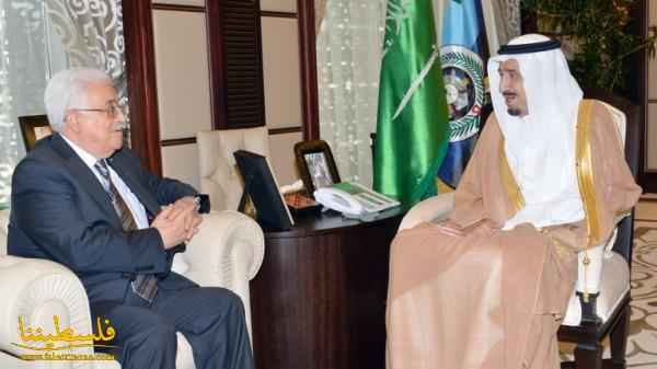 الرئيس عباس والعاهل السعودي يتفقان على استمرار التنسيق للمرحلة...