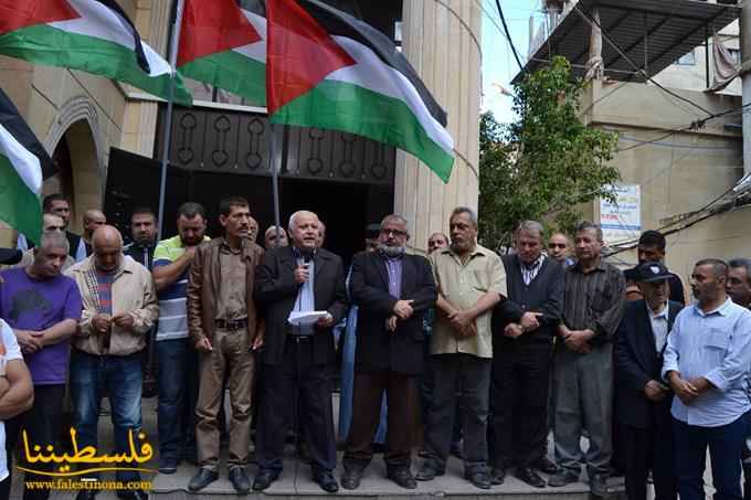 اعتصام للفصائل الفلسطينية في مخيَّم برج البراجنة دعمًا لمسيرات العودة