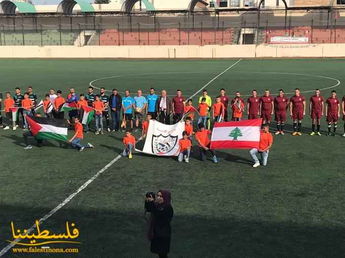مباراة كرة قدم ودية تحت عنوان "الاستقلال" بين نادي الإخاء واللواء الـ11 للجيش اللبناني