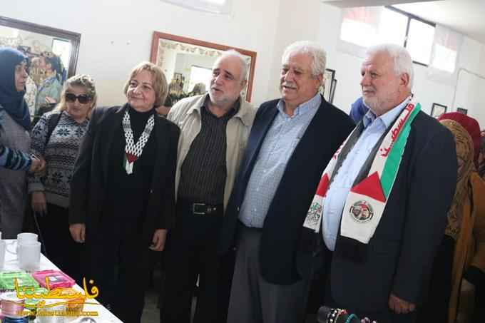 أبو العردات يرعى حفل افتتاح معرض تراثي لمؤسسة الكرامة لذوي الاحتياجات الخاصة في مخيم الميَّة وميَّة