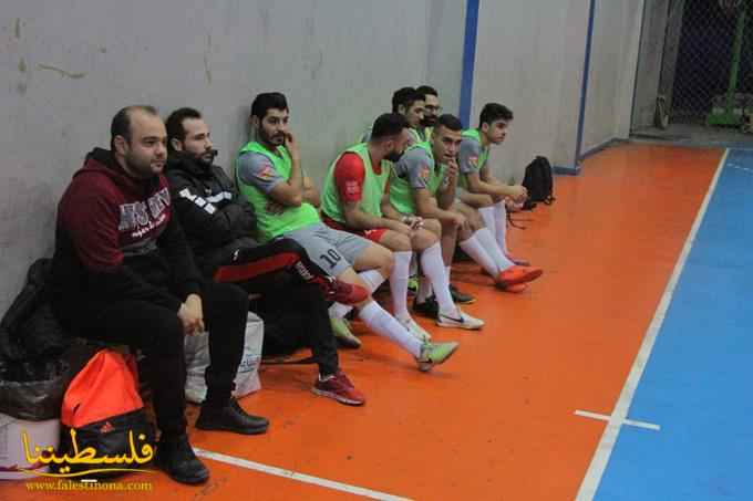 منتخب فلسطين لكرة الصالات في لبنان  يفوز على نادي الحرية اللبناني