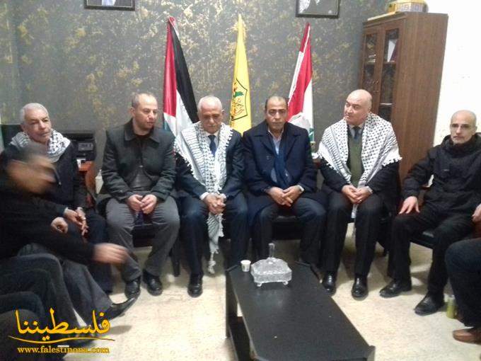 قيادة حركة "فتح" تستقبل المهنِّئين بالذكرى الـ54 لانطلاقة الثورة الفلسطينية في البقاع الأوسط