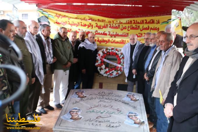 حركة "فتح" تحيي يوم الشَّهيد الفلسطيني بمهرجانٍ ومسيرةٍ في مخيم البرج الشَّمالي