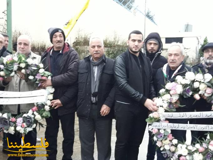 حركة " فتح"-شعبة إقليم الخروب تكلّل أضرحة شهداء مقبرة سبلين
