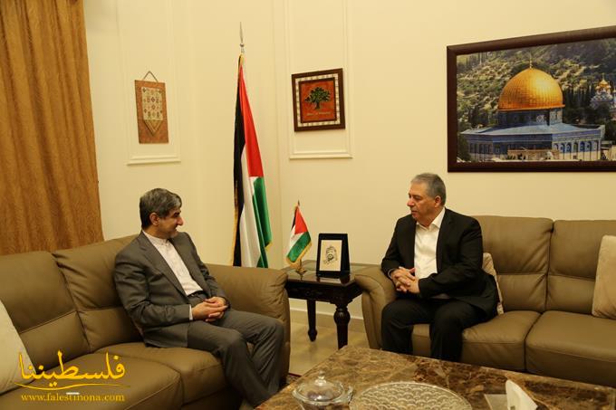 السفير دبور يستقبل السفير الإيراني في لبنان