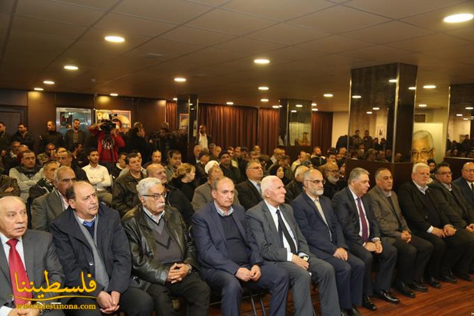 حفلٌ تأبينيٌّ للشَّهيد عباس جمعة في سفارة فلسطين في بيروت
