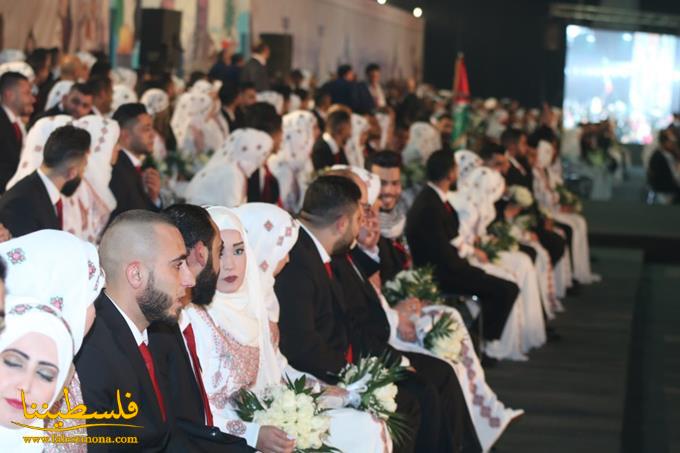 تحت رعاية السيّد الرئيس.. عرسٌ جماعيٌّ فلسطينيُّ لبنانيٌّ في صيدا