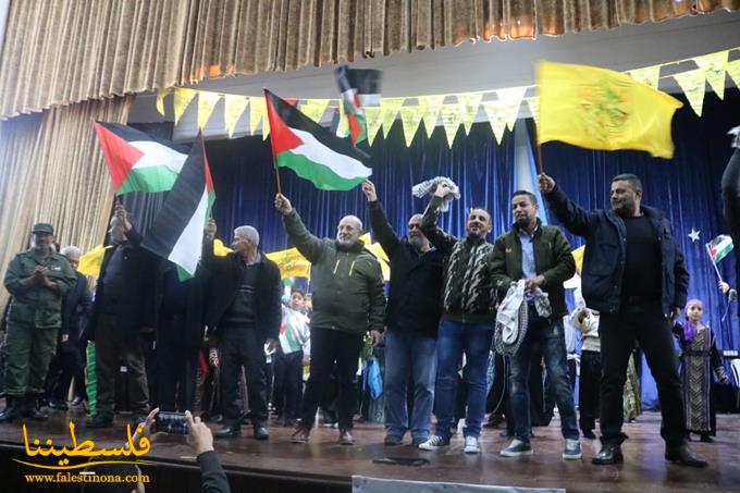 حركة "فتح" تُنظِّم حفلاً فنّيًّا في صور بمناسبة ذكرى انطلاقة الثورة الفلسطينية