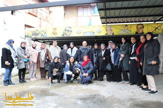 مكتب المرأة الحركي لمنطقة صيدا وشُعبها التنظيميّة يزور مخيم البص