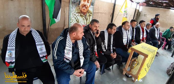 مباراة رياضية على "كأس الشهيد أبو جهاد الوزير" في مخيَّم عين الحلوة