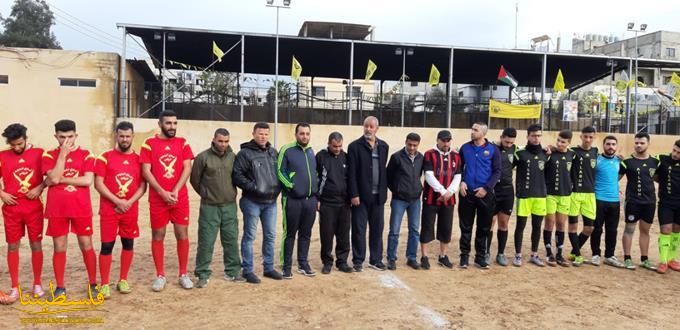 مباراة رياضية على "كأس الشهيد أبو جهاد الوزير" في مخيَّم عين الحلوة