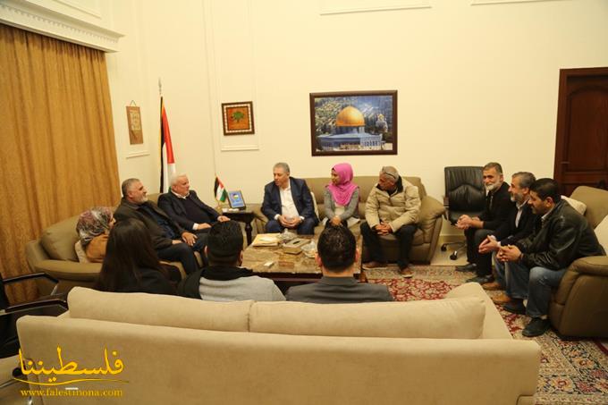 "فتح"- شُعبة صيدا تُكرِّم سعادة السفير أشرف دبور واللواء منذر حمزة