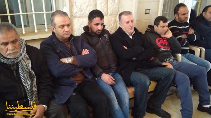 قيادة حركة "فتح" في منطقة البقاع تُشيِّع الشهيد حسين ديشوم