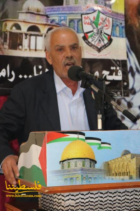 منظّمة التّحرير الفلسطينيّة في صور تُنظم حفل تبريكات بالشهداء في مخيم البرج الشمالي
