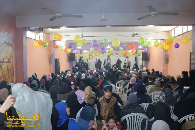 حركة "فتح" تشارك مركز سنابل في حفلٍ لرعاية المسنين في مخيم الرشيدية