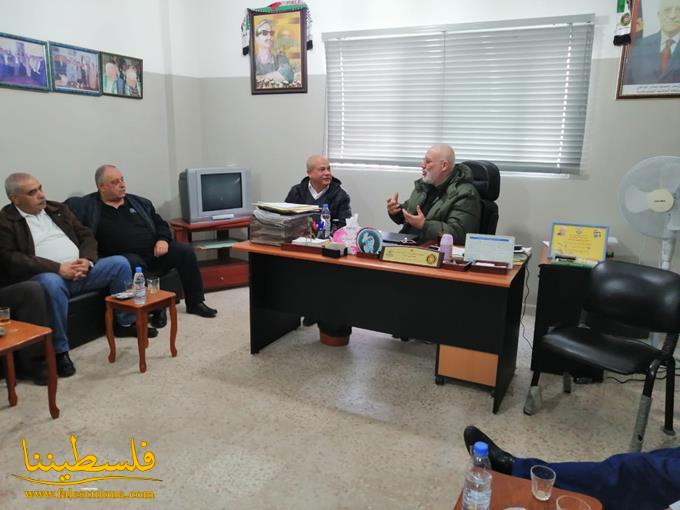العميد عبدالله يزور هيئة التوجيه السياسي في مخيّم البص