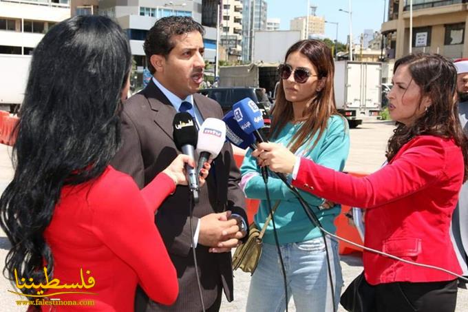 أمين سر اللّجان الشّعبية في لبنان يستلم لحوم الأضاحي من المملكة العربية السعودية