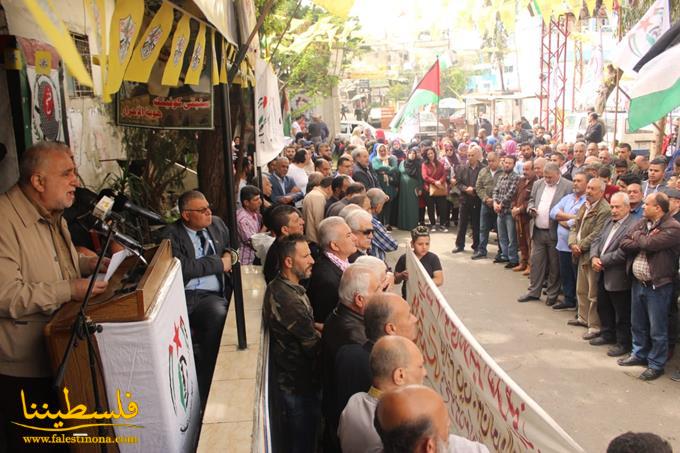 وقفةٌ في عين الحلوة دعمًا للأسرى والشرعية وإحياءً لليوم الوطني لجبهة التحرير الفلسطينية