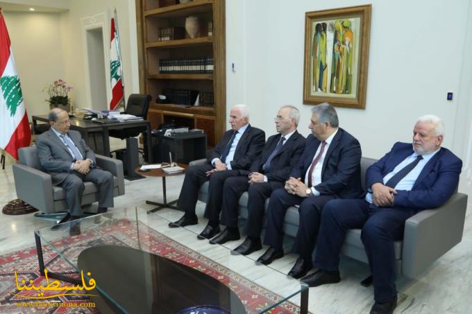الأحمد يُسلِّم رسالةً من الرئيس عبّاس لنظيره اللبناني