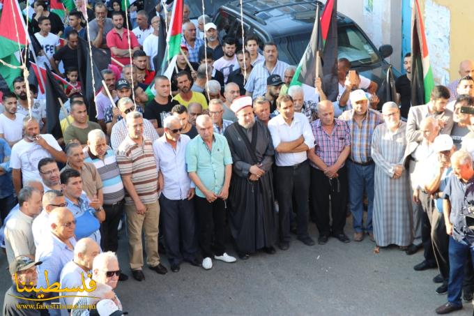 مسيرةٌ جماهيريةٌ واحتفال خطابي في مخيم البص رفضًا لصفقة القرن