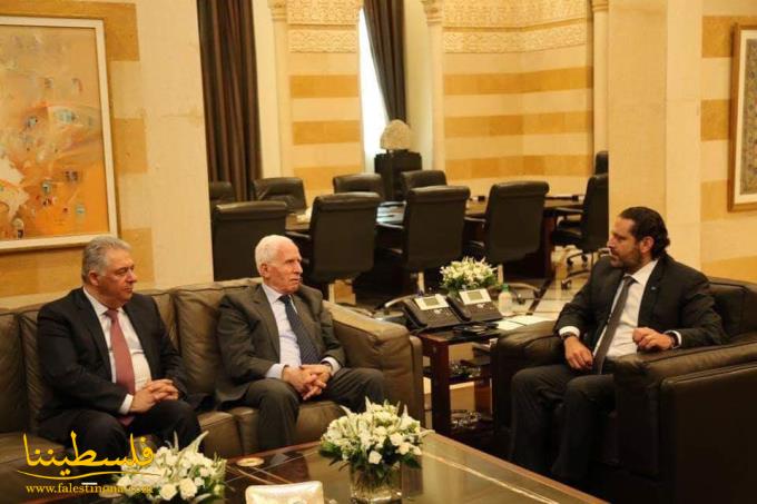 الأحمد يبحث مع رئيس الوزراء اللبناني المستجدات الفلسطينية وأوضاع المخيّمات